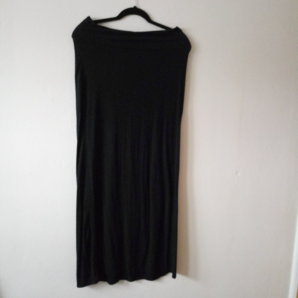 Navy blue maxi skirt